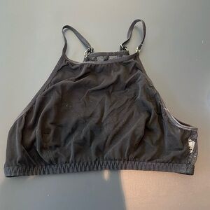 Hanky Panky High Neck Black Bralette